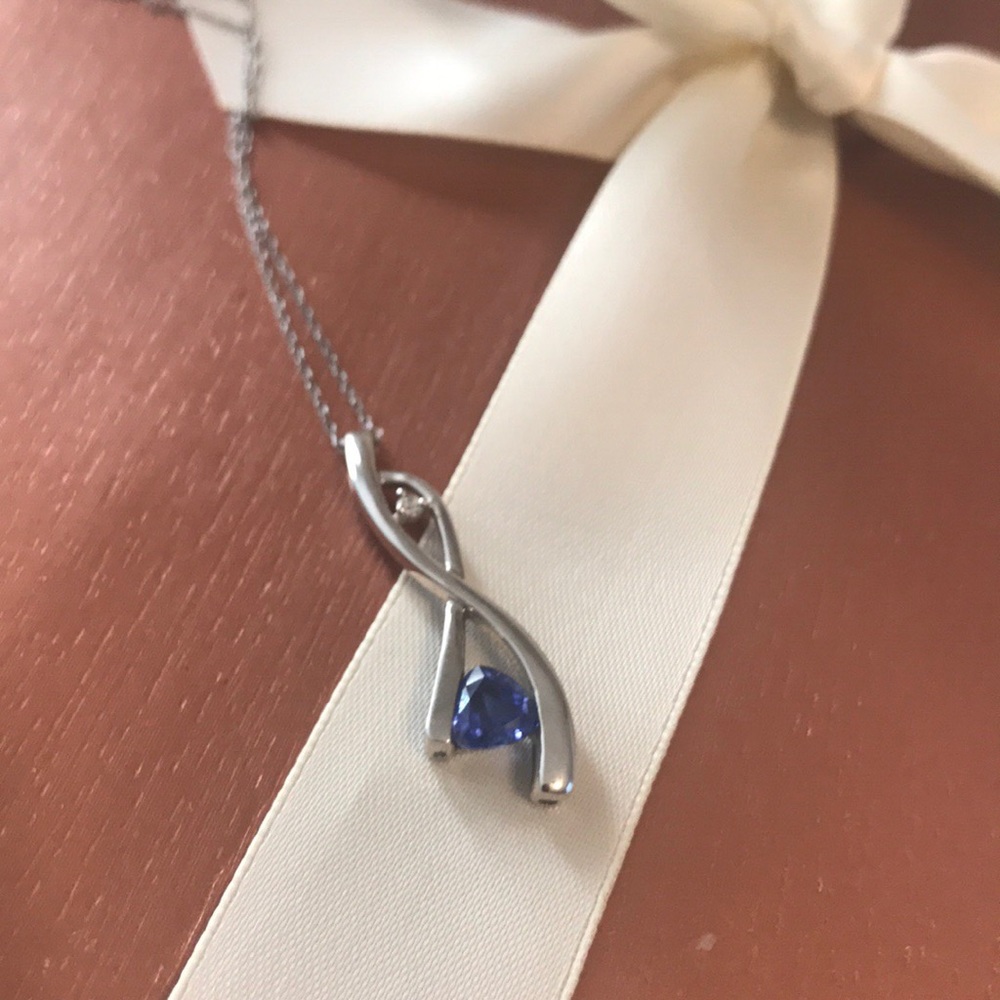 Jared sapphire necklace.